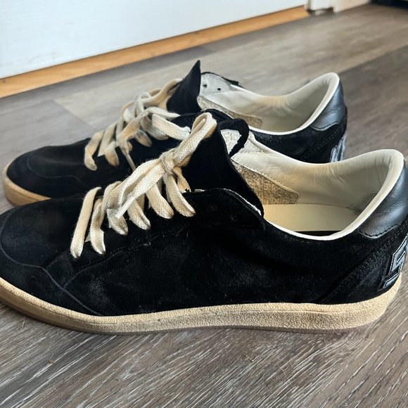 Brand new Golden Goose Ballstar suede sneakers. Black size 40 - Picture 1 of 3
